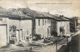 Lérouville - Rue Petite Après Un Bombardement - Guerre Ww1 - Lerouville