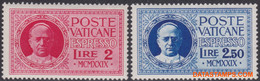Vaticaan 1929 - Mi:14/15, Yv:Exp 1/2, Express Stamps - XX - Pope Pius XI - Priority Mail