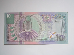 2000 BILLET SURINAME 10 GULDEN - Surinam