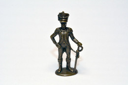 Metal Napoleonische Soldaten Offizier 1 Brüniert - Figurines En Métal