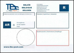 Poste Privée/Privé-Post TBC - Récépissé Recommandé / Afgiftebewijs Aangetekende Zending - Privados & Locales [PR & LO]