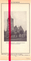 Orig. Knipsel Coupure Tijdschrift Magazine - Blankenberge , Sint Antoniuskerk - 1946 - Europe