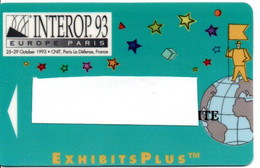 Carte Salon Magnétique INTEROP 93 France Paris Card Karte TBE BD(salon 49) - Ausstellungskarten