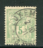 LUXEMBOURG- Y&T N°50- Oblitéré - 1882 Allegorie