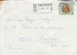 LUXEMBOURG SEUL SUR LETTRE POUR LA FRANCE 1984 - Lettres & Documents