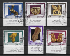 Israel 1966 Kunstgegenstände Mi.Nr. 371/76 Kpl. Satz Gestempelt - Used Stamps (with Tabs)