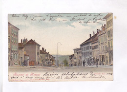 CPA SOUVENIR DE ROMONT,GRANDE RUE  En 1903 !(voir Timbre) - Romont