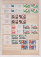 FRANCE-Coins Datés-SERVICE-Blocs De 4 Coins Datés N° 49/55 XX MNH  1976 - Servizio