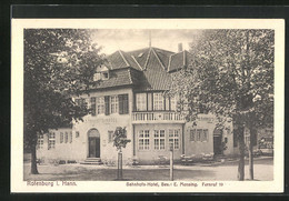 AK Rotenburg I. Hann., Bahnhofs-Hotel E. Mensing - Rotenburg (Wuemme)