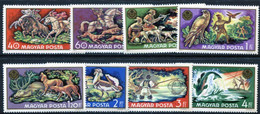 HUNGARY 1971 Hunting Exhibition MNH / **.  Michel 2664-71 - Unused Stamps