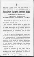 GC . LISCHERT ..-- Mr Gaston EPPE , Né En 1931 , Décédé En 1956 . - Attert