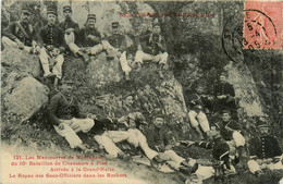 Les Vosges Pittoresques * Les Manoeuvres De Montagne Du 10ème Bataillon De Chasseurs à Pied * Repas Des Sous Officiers - Sonstige & Ohne Zuordnung