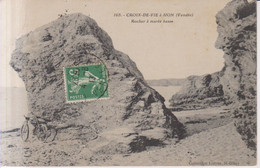 Croix De Vie A Sion Rochers A Maree Basse  1913 - Saint Gilles Croix De Vie