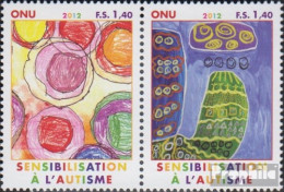 UNO - Genf 788-789 Paar (kompl.Ausg.) Postfrisch 2012 Autismus Besser Verstehen - Ungebraucht