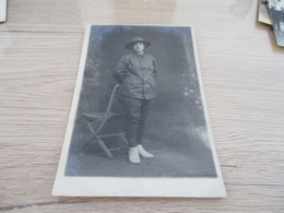 Carte Photo Scoutisme Femme - Movimiento Scout