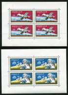 HUNGARY 1970 Soyuz And Apollo Space Missions Sheetlets MNH / **.  Michel 2575-76 Kb - Ongebruikt