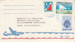 DOMINIQUE AFFRANCHISSEMENT COMPOSE SUR LETTRE POUR LA FRANCE 1979 - Dominica (1978-...)