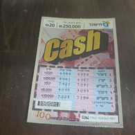 Israel-lottry-CASH (C)(174)-(1162/?)-(31/5/2005)-(5400)-(CASH-Renminbi)-used - Lottery Tickets