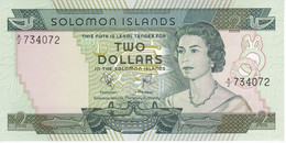 BILLETE DE SALOMON ISLANDS DE 2 DOLLARS DEL AÑO 1977 SIN CIRCULAR-UNCIRCULATED - Salomons