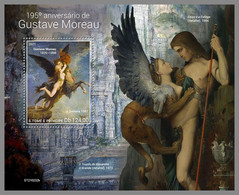 SAO TOME 2021 MNH Gustave Moreau Paintings Gemälde Peintures S/S - IMPERFORATED - DHQ2127 - Other