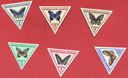 MALUKU SELATAN Papillons, Butterflies, Mariposas,  Série 6 Valeurs MNH ** - Vlinders