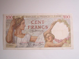 1940 BILLET FRANCE 100 Francs Sully - 100 F 1939-1942 ''Sully''