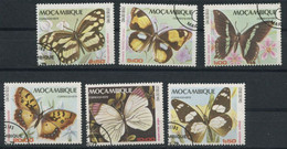 MONGOLIE Papillons, Butterflies, Mariposas Yvert N° 725/30 Oblitéré, Used (Série Complète) - Papillons