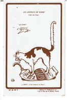 LES ANIMAUX DE " GIBBS "  LE CHAT  -  Carte Postale Publicitaire Savon,Dentifrice - Illustration Par O' Galop N°7 - Advertising