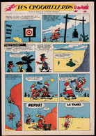 Bandeau Titre De Chlorophylle "Les Croquillards" Datant De 1958 Et Inédit Dans Les Bandes Dessinées En Album. - Chlorophylle