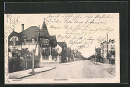 AK Naunhof, Goethe-Strasse - Naunhof