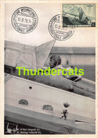 CPA CARTE MAXIMUM 1938 LE ROI LEOPOLD III PROPAGANDE AERONAUTIQUE LUCHTVAAR PROPAGANDA AVIATION - 1934-1951