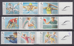 Liechtenstein 1999 Sports 9v (+margin) ** Mnh  (53005) - Unused Stamps