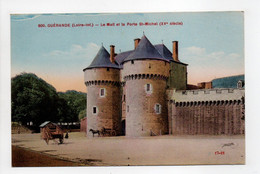 - CPA GUÉRANDE (44) - Le Mail Et La Porte St-Michel - Edition Chapeau 800 - - Guérande