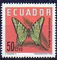 EQUATEUR: Papillons,papillon, Butterflies, Mariposa. Yvert N° 718 Neuf Sans Charniere  ** MNH - Vlinders