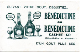 Buvard Ancien Bénédictine Liqueur. - B