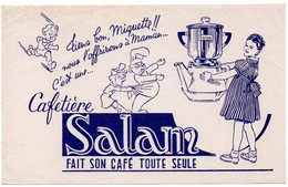 Buvard Cafetière Salam. - Café & Thé