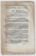 Bulletin Des Lois N°413 1820 Grains Et Farines/Majorat Philippe-Gabriel Marmier/Montmorency-Laval Beaumesnil Eure - Décrets & Lois