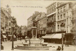 LIEGE - Rue Vinâve D'Ile Et Statue De La Vierge - Oblitération De 1930 - Edit. Librairie J. Bellens - Liege