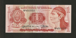 Honduras, 1 Lempira, 1980-1993 Issues - Honduras