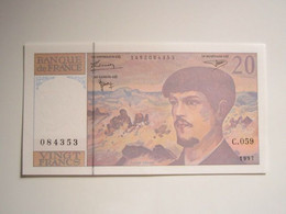 1997 Billet 20 FRANCS DEBUSSY - 20 F 1980-1997 ''Debussy''