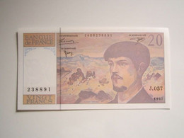 1997 Billet 20 FRANCS DEBUSSY - 20 F 1980-1997 ''Debussy''