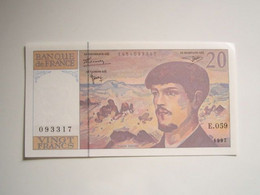 1997 Billet 20 FRANCS DEBUSSY - 20 F 1980-1997 ''Debussy''