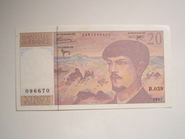 1997 Billet 20 FRANCS DEBUSSY - 20 F 1980-1997 ''Debussy''