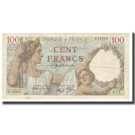 France, 100 Francs, Sully, 1940, P. Rousseau And R. Favre-Gilly, 1940-08-08 - 100 F 1939-1942 ''Sully''