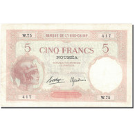 Billet, Nouvelle-Calédonie, 5 Francs, 1926, Undated (1926), KM:36b, SUP - Nouméa (Neukaledonien 1873-1985)