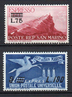 1950 San Marino - Espressi 23-24 Integri MNH** - Timbres Express