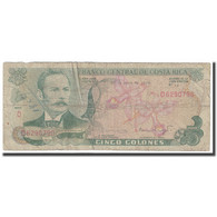 Billet, Costa Rica, 5 Colones, 1970, 1970-06-21, KM:236b, B - Costa Rica