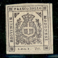 Modena - 1859 - Governo Provvisorio - 20 Cent (16a - Varietà) - Da Angolo Di Foglio Senza Filetto Divisorio Superiore +  - Other & Unclassified