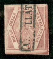 Napoli - 1859 - 10 Grana (11 - Seconda Tavola) - Tre Grandi Margini - Usato - Fiecchi - Other & Unclassified