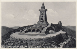 6756) Denkmal KAISER WILHELM I Auf Dem KYFFHÄUSER - Alt !! 12.7.1937 BAHNPOST - Kyffhäuser